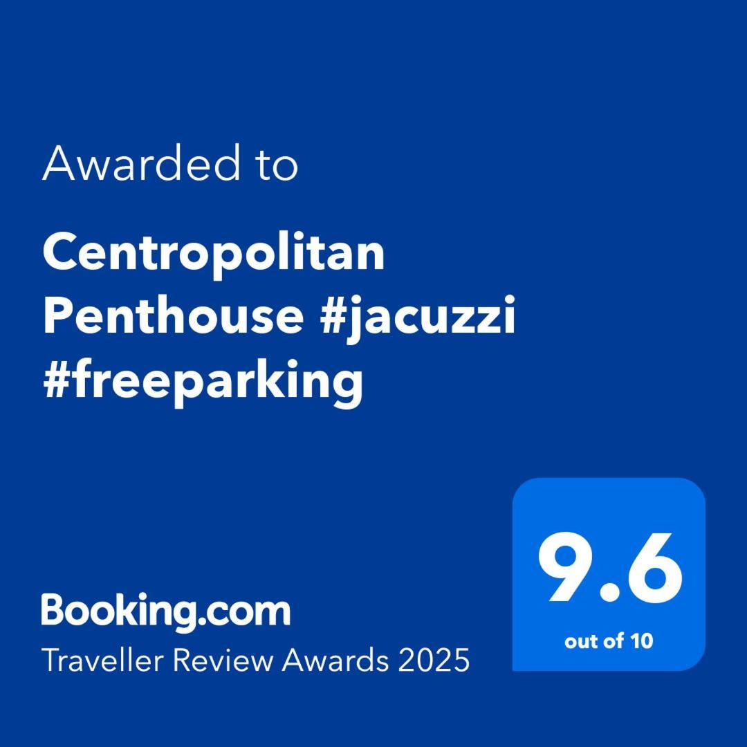 Centropolitan Penthouse #Jacuzzi #Freeparking Lägenhet Budapest Exteriör bild